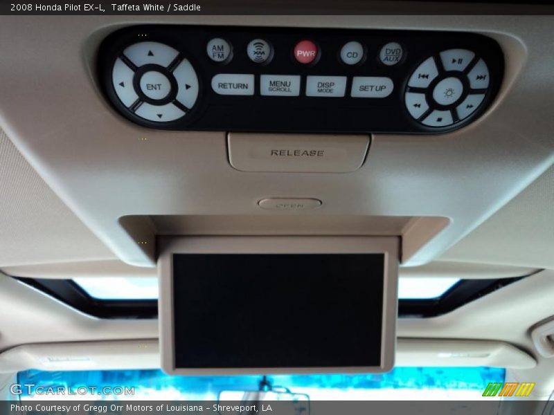Taffeta White / Saddle 2008 Honda Pilot EX-L