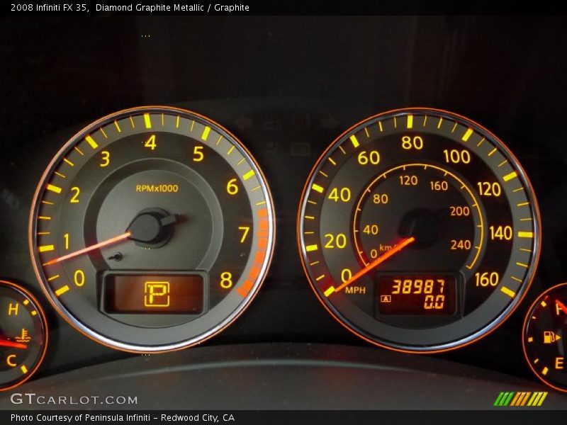Diamond Graphite Metallic / Graphite 2008 Infiniti FX 35