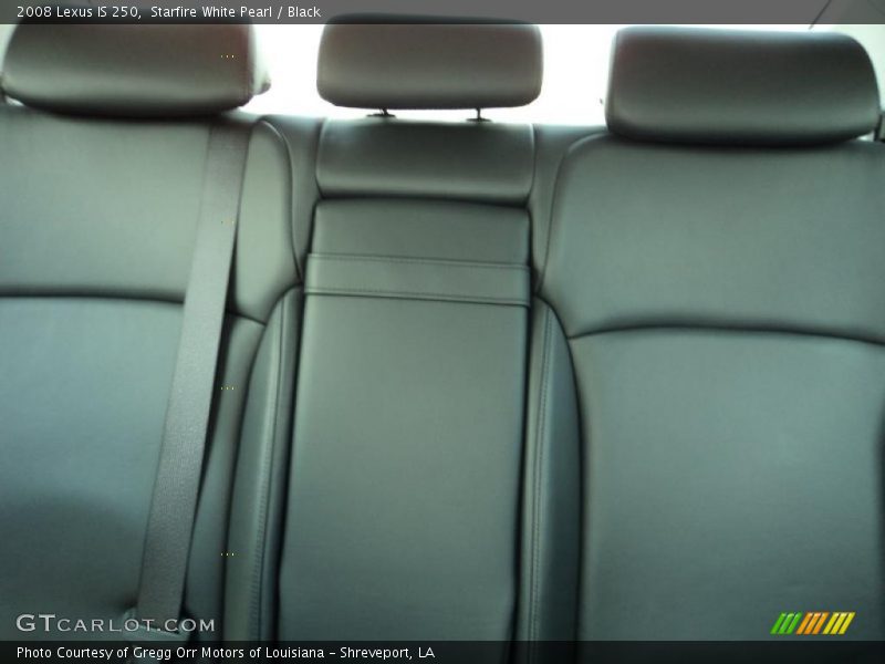 Starfire White Pearl / Black 2008 Lexus IS 250