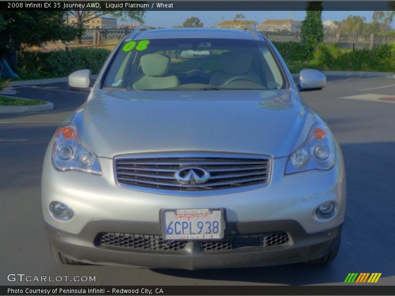 Liquid Platinum / Wheat 2008 Infiniti EX 35 Journey AWD