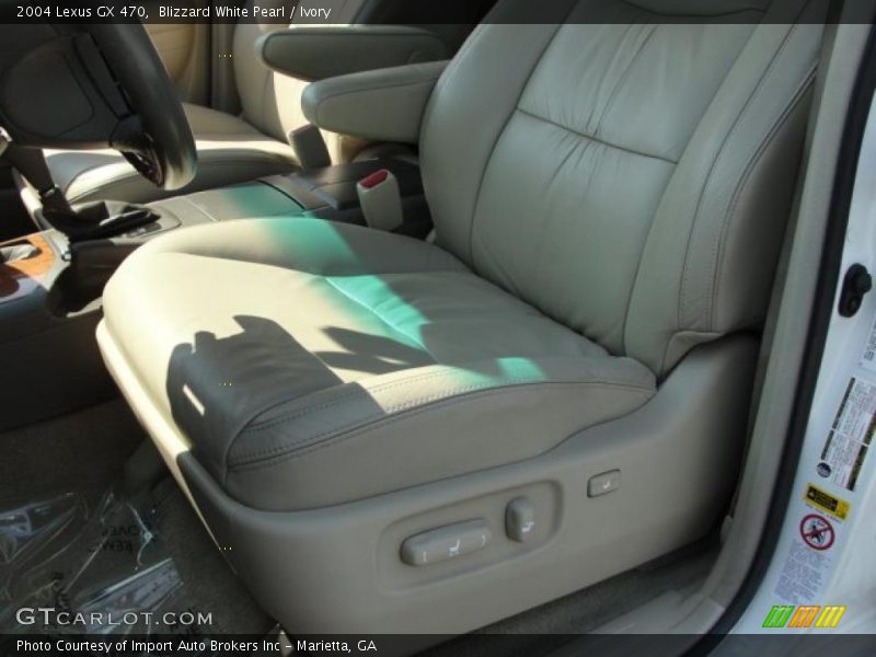Blizzard White Pearl / Ivory 2004 Lexus GX 470