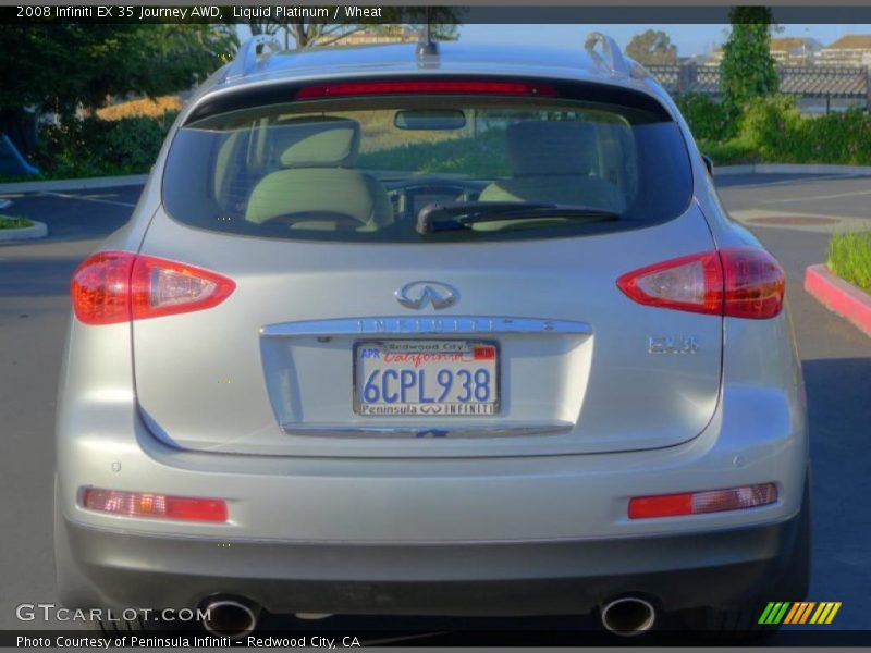 Liquid Platinum / Wheat 2008 Infiniti EX 35 Journey AWD