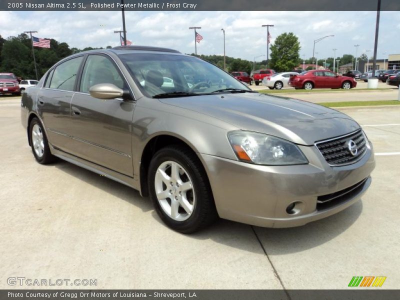 Polished Pewter Metallic / Frost Gray 2005 Nissan Altima 2.5 SL
