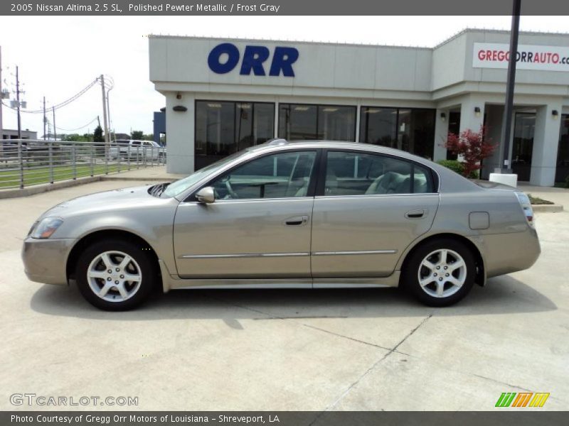 Polished Pewter Metallic / Frost Gray 2005 Nissan Altima 2.5 SL