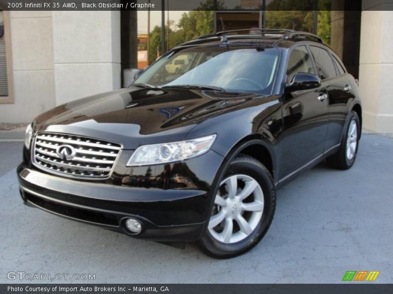 Black Obsidian / Graphite 2005 Infiniti FX 35 AWD