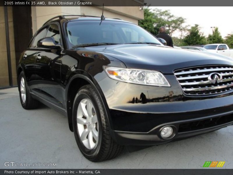 Black Obsidian / Graphite 2005 Infiniti FX 35 AWD