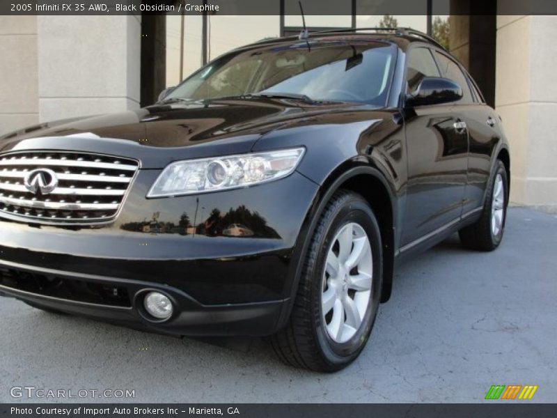 Black Obsidian / Graphite 2005 Infiniti FX 35 AWD