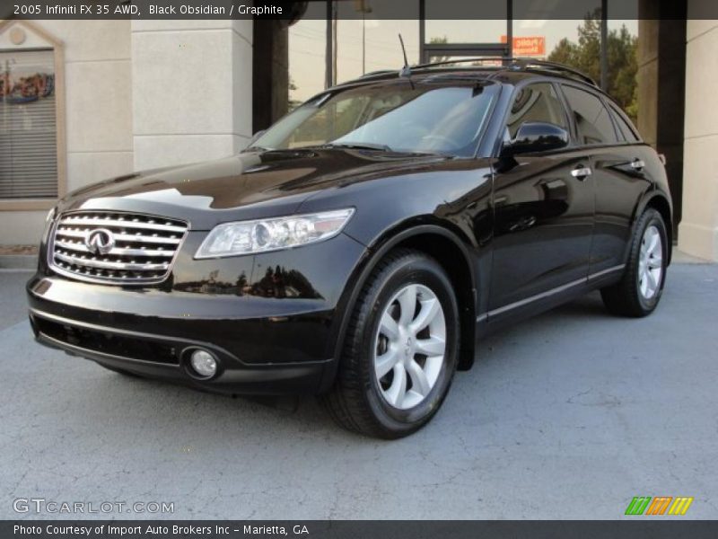 Black Obsidian / Graphite 2005 Infiniti FX 35 AWD