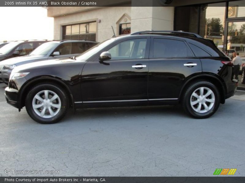 Black Obsidian / Graphite 2005 Infiniti FX 35 AWD