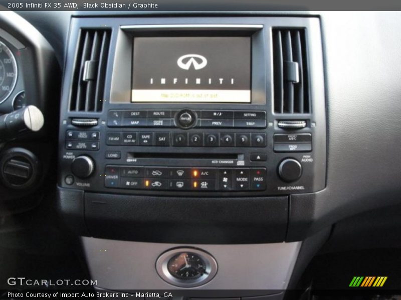 Black Obsidian / Graphite 2005 Infiniti FX 35 AWD