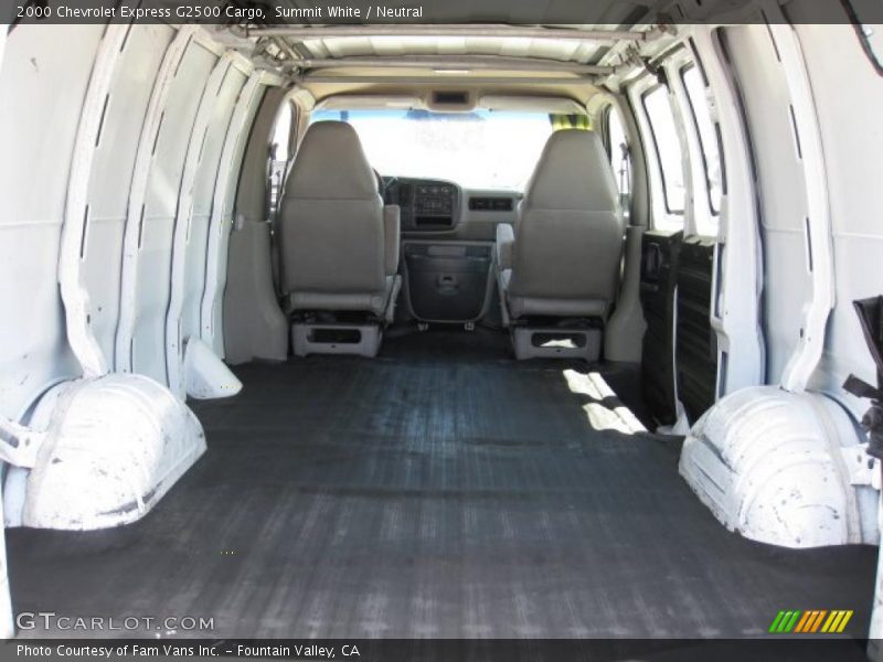 Summit White / Neutral 2000 Chevrolet Express G2500 Cargo