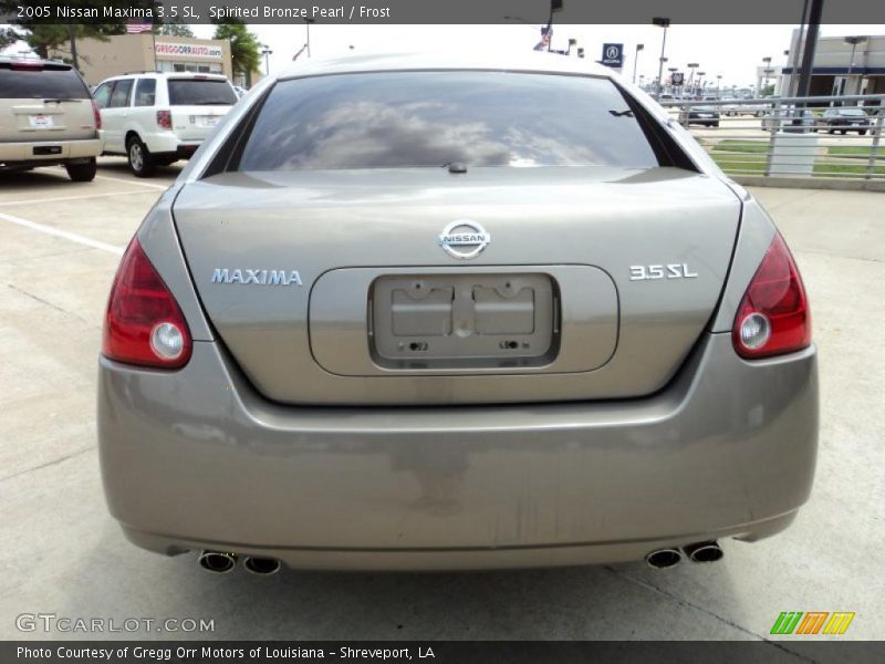 Spirited Bronze Pearl / Frost 2005 Nissan Maxima 3.5 SL