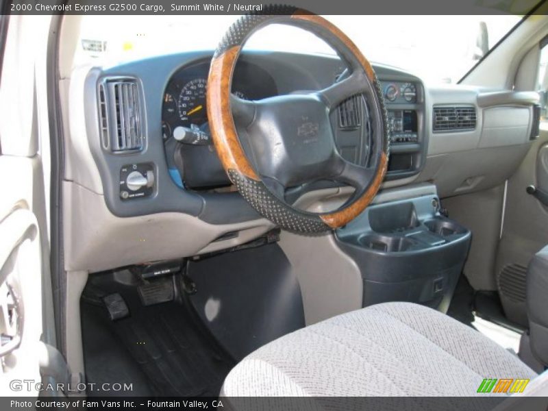 Summit White / Neutral 2000 Chevrolet Express G2500 Cargo