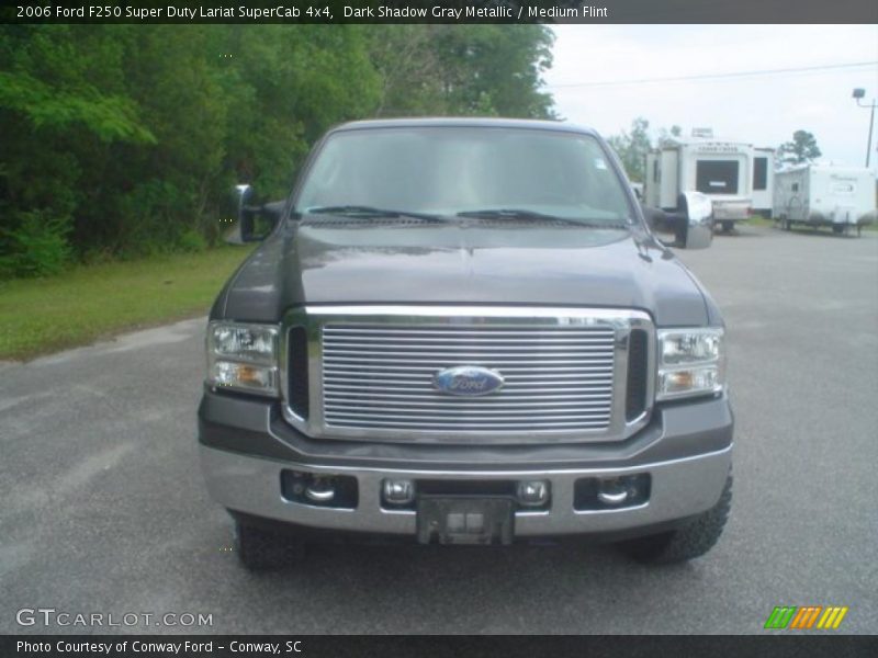 Dark Shadow Gray Metallic / Medium Flint 2006 Ford F250 Super Duty Lariat SuperCab 4x4