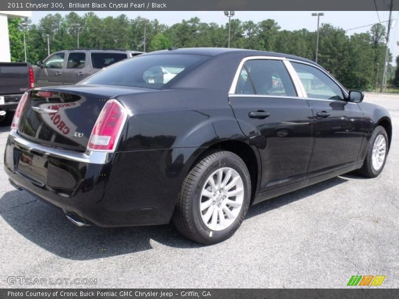 Brilliant Black Crystal Pearl / Black 2011 Chrysler 300