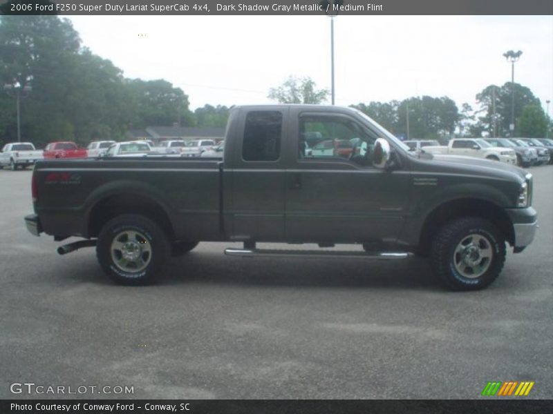 Dark Shadow Gray Metallic / Medium Flint 2006 Ford F250 Super Duty Lariat SuperCab 4x4