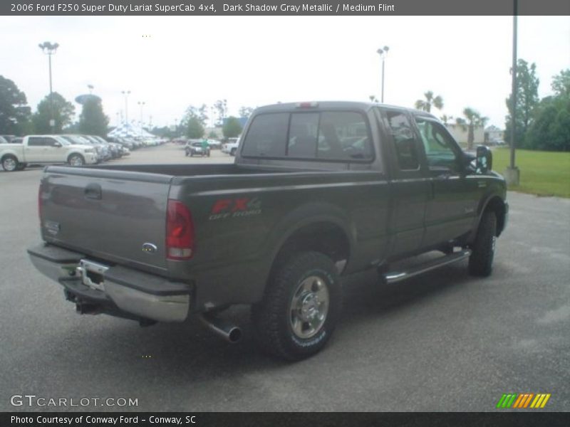 Dark Shadow Gray Metallic / Medium Flint 2006 Ford F250 Super Duty Lariat SuperCab 4x4