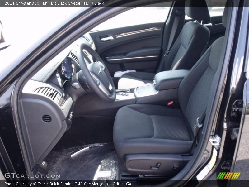 Brilliant Black Crystal Pearl / Black 2011 Chrysler 300