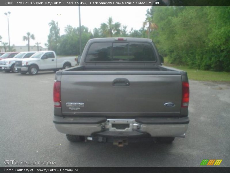 Dark Shadow Gray Metallic / Medium Flint 2006 Ford F250 Super Duty Lariat SuperCab 4x4