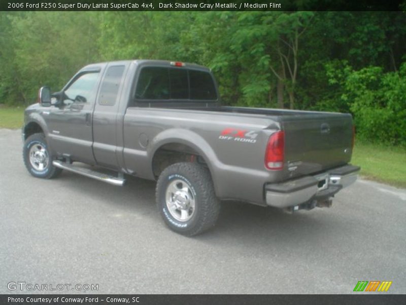 Dark Shadow Gray Metallic / Medium Flint 2006 Ford F250 Super Duty Lariat SuperCab 4x4