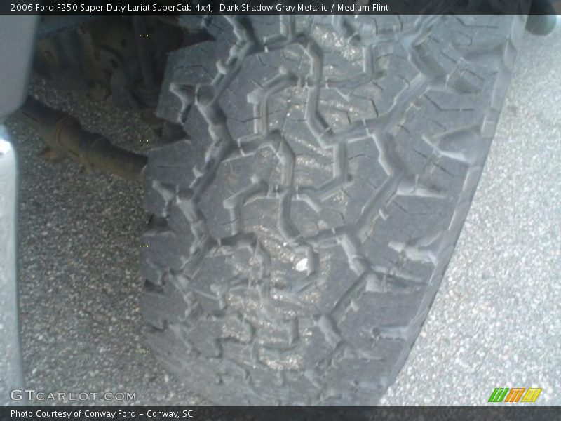 Dark Shadow Gray Metallic / Medium Flint 2006 Ford F250 Super Duty Lariat SuperCab 4x4