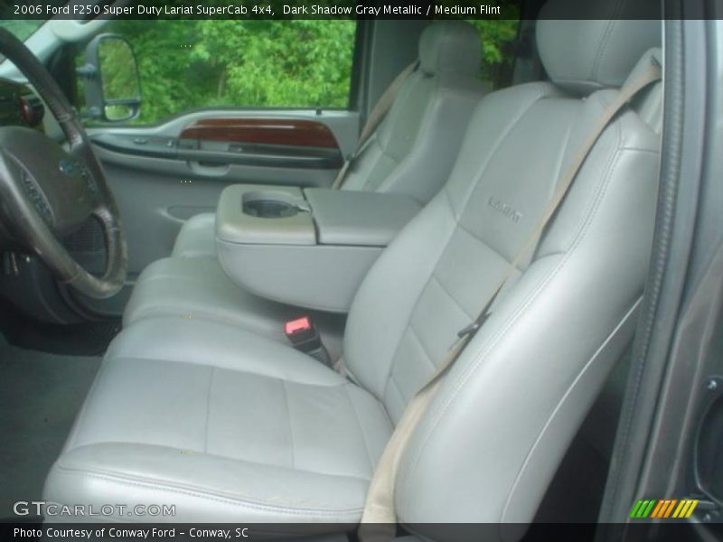 Dark Shadow Gray Metallic / Medium Flint 2006 Ford F250 Super Duty Lariat SuperCab 4x4