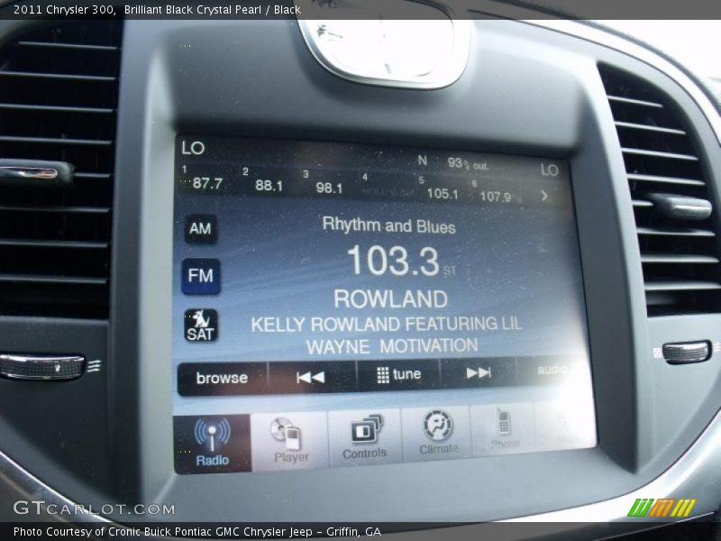 Brilliant Black Crystal Pearl / Black 2011 Chrysler 300