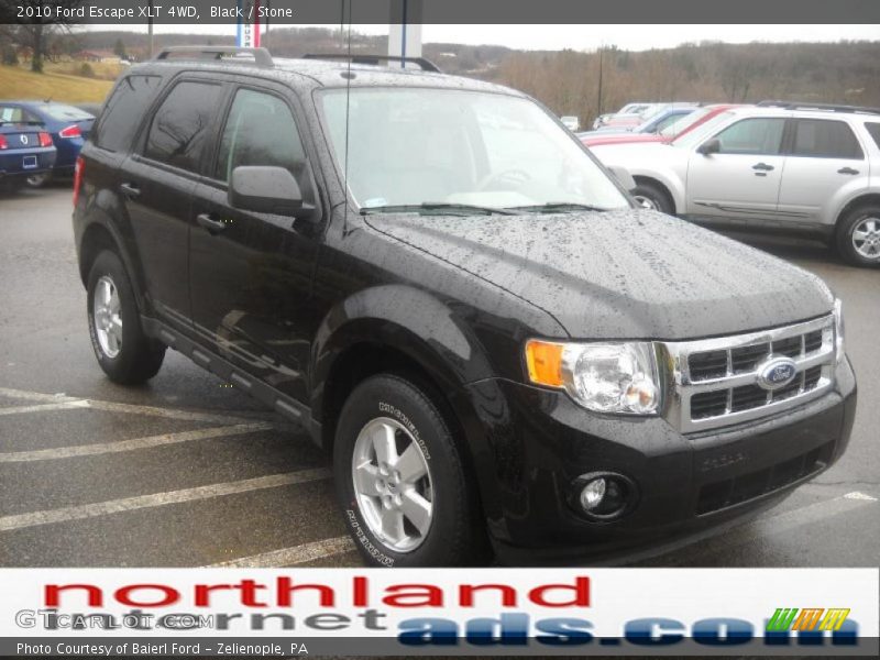 Black / Stone 2010 Ford Escape XLT 4WD