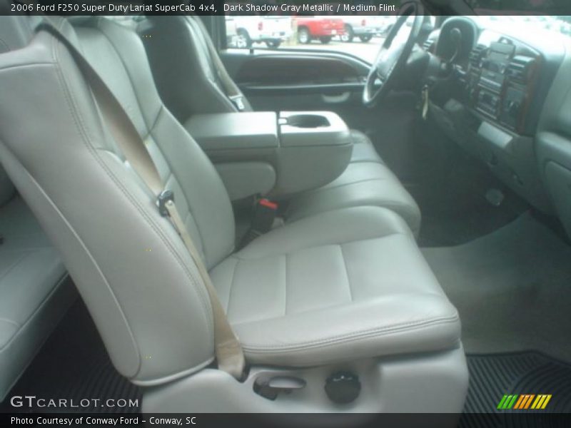 Dark Shadow Gray Metallic / Medium Flint 2006 Ford F250 Super Duty Lariat SuperCab 4x4