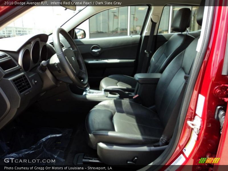 Inferno Red Crystal Pearl / Dark Slate Gray 2010 Dodge Avenger R/T