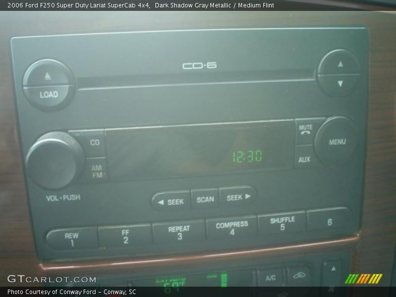 Dark Shadow Gray Metallic / Medium Flint 2006 Ford F250 Super Duty Lariat SuperCab 4x4