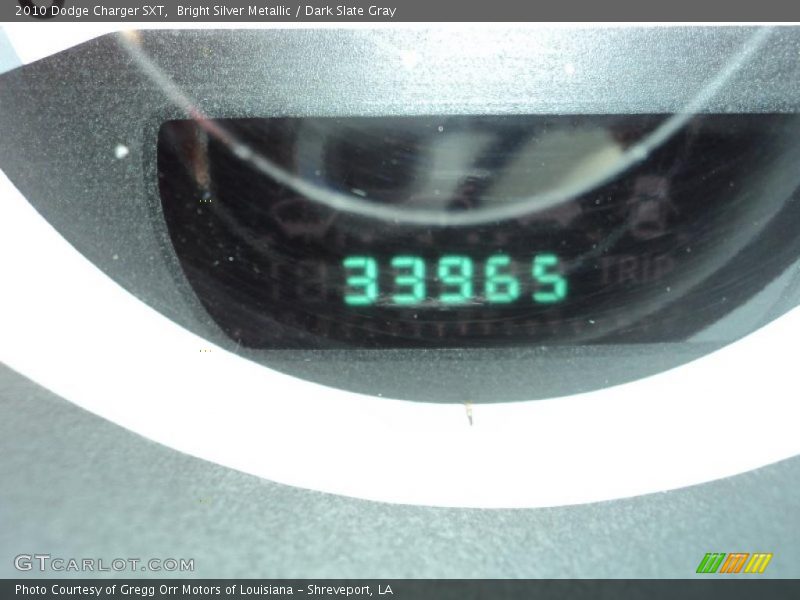 Bright Silver Metallic / Dark Slate Gray 2010 Dodge Charger SXT