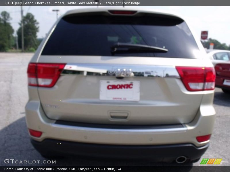 White Gold Metallic / Black/Light Frost Beige 2011 Jeep Grand Cherokee Limited