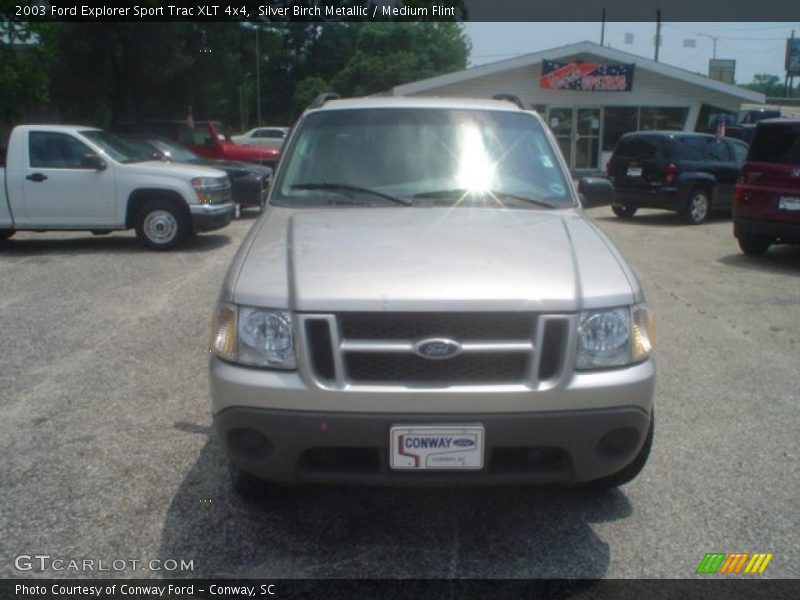 Silver Birch Metallic / Medium Flint 2003 Ford Explorer Sport Trac XLT 4x4