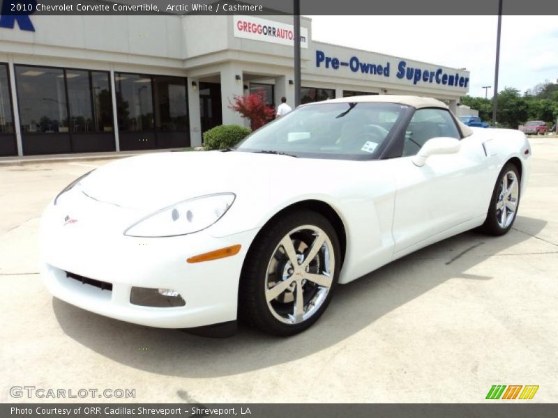 Arctic White / Cashmere 2010 Chevrolet Corvette Convertible