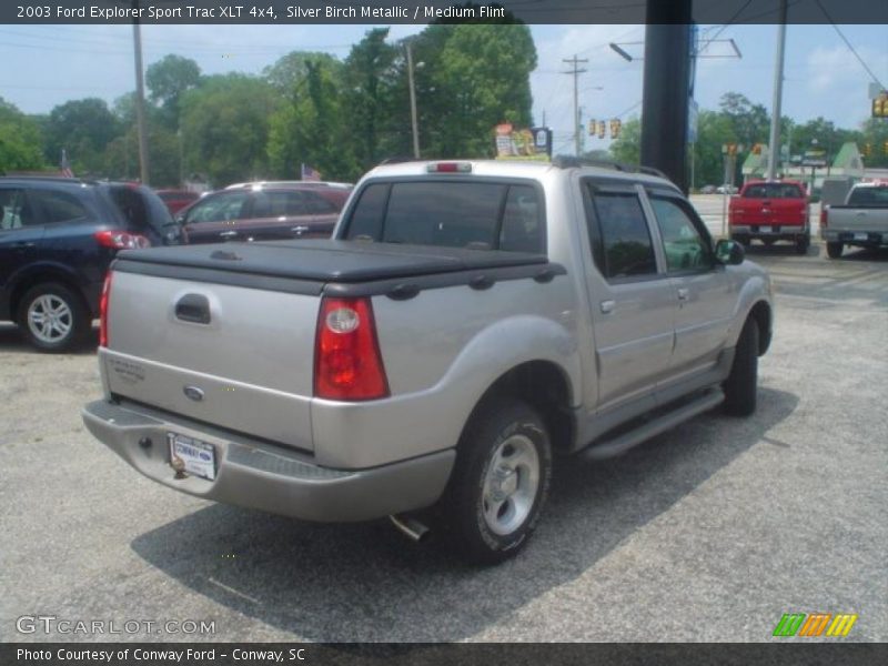 Silver Birch Metallic / Medium Flint 2003 Ford Explorer Sport Trac XLT 4x4