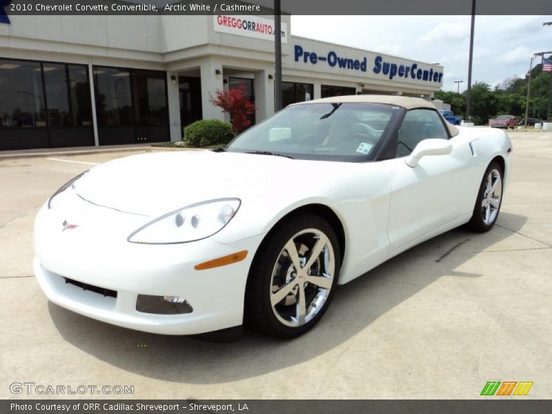 Arctic White / Cashmere 2010 Chevrolet Corvette Convertible