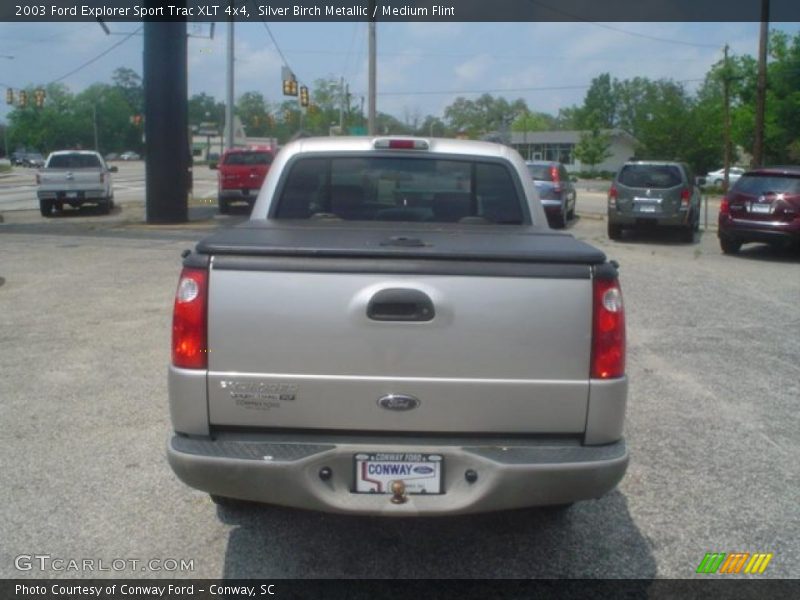 Silver Birch Metallic / Medium Flint 2003 Ford Explorer Sport Trac XLT 4x4