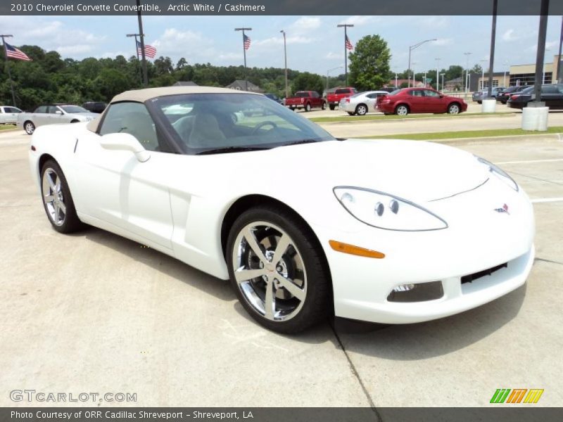 Arctic White / Cashmere 2010 Chevrolet Corvette Convertible