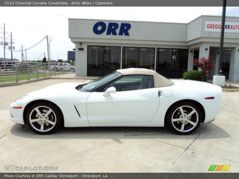 Arctic White / Cashmere 2010 Chevrolet Corvette Convertible