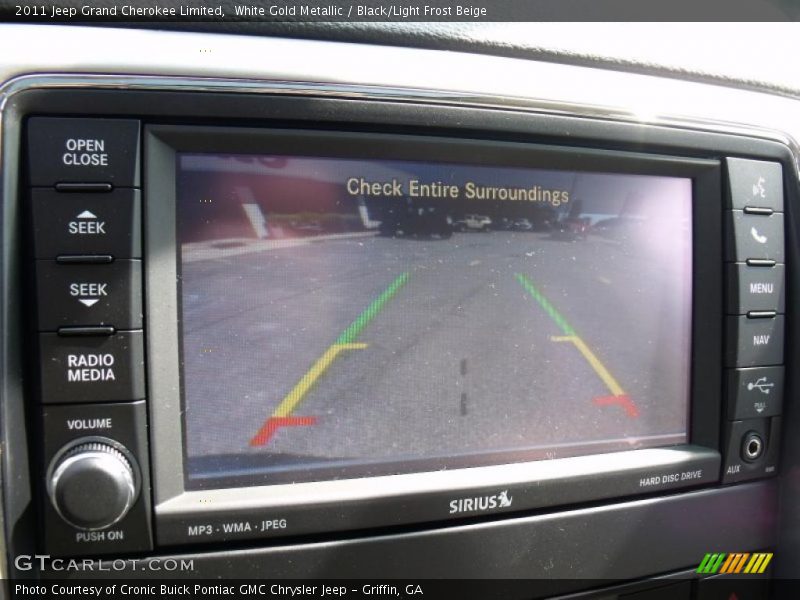 White Gold Metallic / Black/Light Frost Beige 2011 Jeep Grand Cherokee Limited