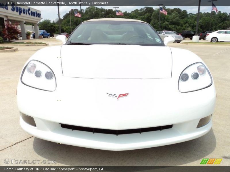 Arctic White / Cashmere 2010 Chevrolet Corvette Convertible