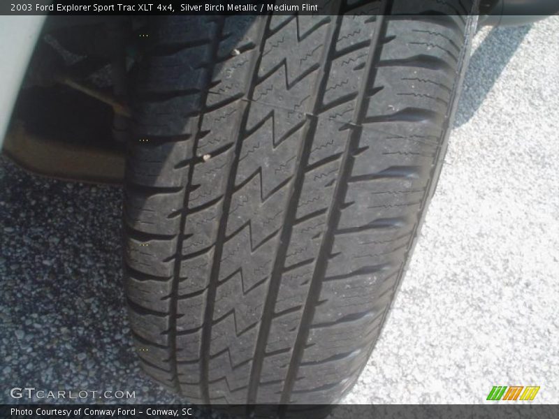 Silver Birch Metallic / Medium Flint 2003 Ford Explorer Sport Trac XLT 4x4