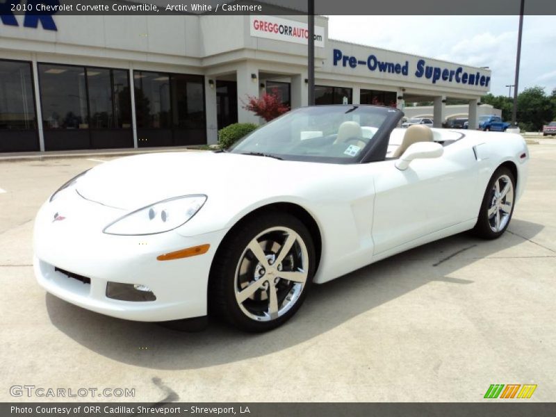 Arctic White / Cashmere 2010 Chevrolet Corvette Convertible