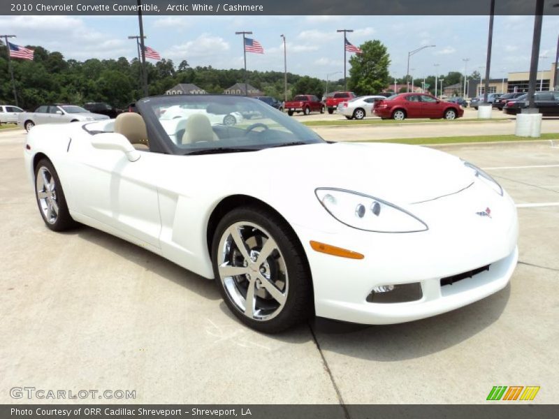  2010 Corvette Convertible Arctic White