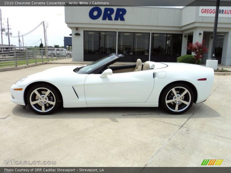 Arctic White / Cashmere 2010 Chevrolet Corvette Convertible