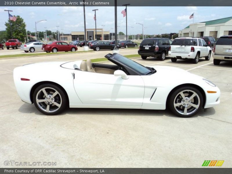 Arctic White / Cashmere 2010 Chevrolet Corvette Convertible