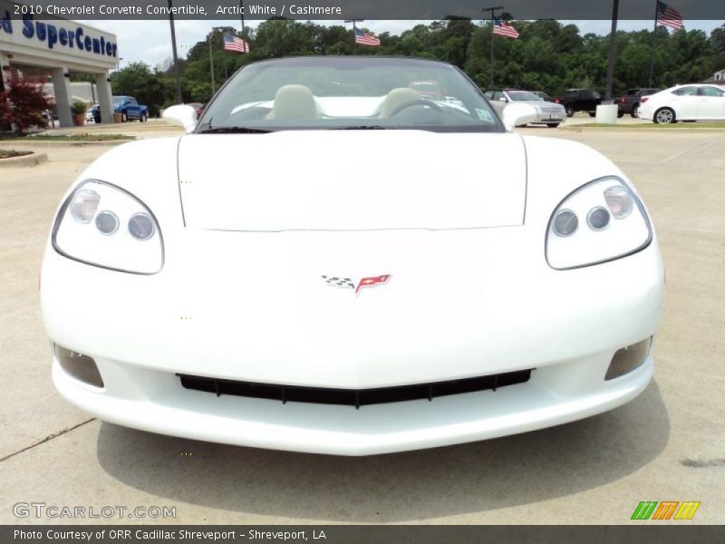 Arctic White / Cashmere 2010 Chevrolet Corvette Convertible