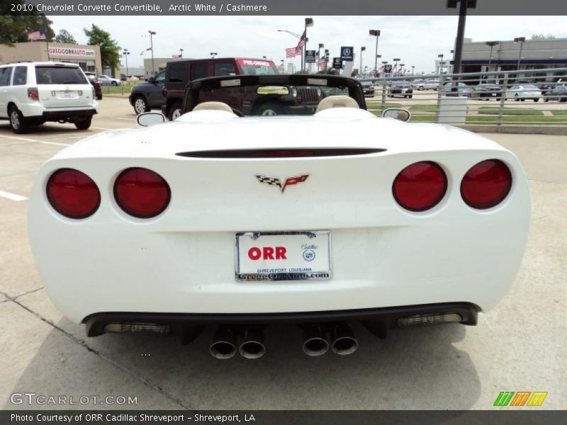 Arctic White / Cashmere 2010 Chevrolet Corvette Convertible