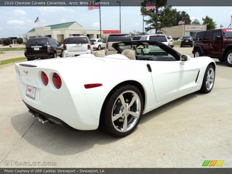 Arctic White / Cashmere 2010 Chevrolet Corvette Convertible